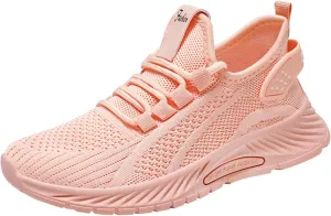 Womens Running Shoes Womens Fashion Walking Shoes Lightweight Breathable Tennis Shoes Non Slip Athletic Workout Sneakers